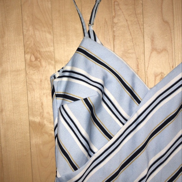 Baby Blue Striped Dress - Picture 3 of 5
